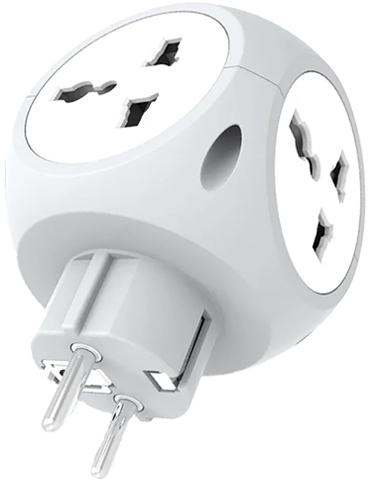 آداپتور شارژ و چند راهی برق گرین لاین مدل Multiport Travel Adapter EU 4W
